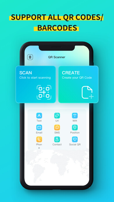 Emulate iPhone app QR Scanner - Code Scanner using MyAndroid