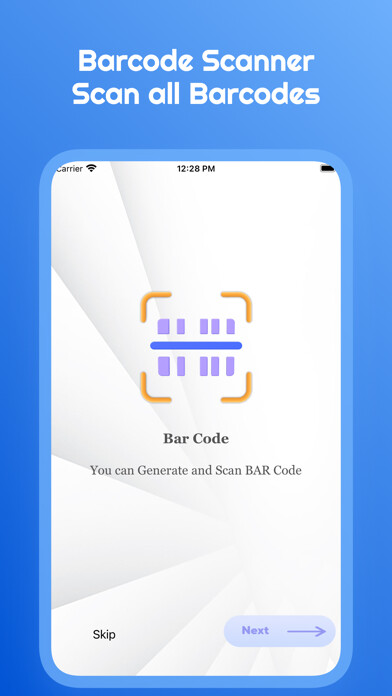 Emulate iPhone app QR Scanner & Generator Premium using MyAndroid