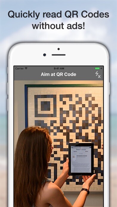 Emulate iPhone app QR Scanner - No Ads using MyAndroid