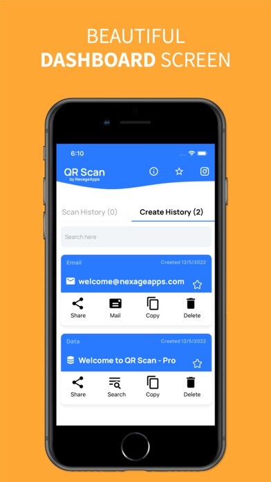 Emulate iPhone app QR Scan - Pro using MyAndroid