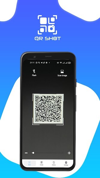 Run android online APK QR Shot - QR Scanner/Generator from MyAndroid or emulate QR Shot - QR Scanner/Generator using MyAndroid
