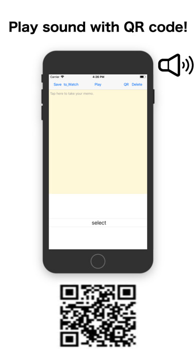 Emulate iPhone app QR Sound Speaker using MyAndroid Emulate iPhone app QR Sound Speaker using MyAndroid