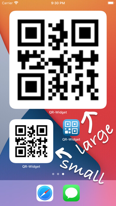 Run android online APK QR Widget from MyAndroid or emulate QR Widget using MyAndroid