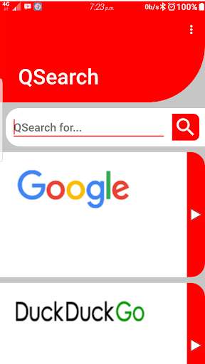 Emulate Android APK QSearch