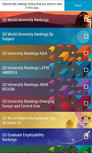 Run android online APK QS World University Rankings from MyAndroid or emulate QS World University Rankings using MyAndroid