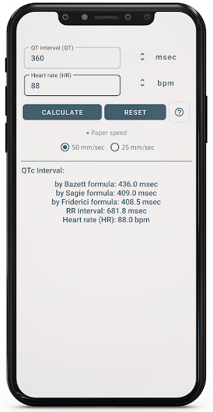 Emulate QTc Calculator from MyAndroid or run QTc Calculator using MyAndroid