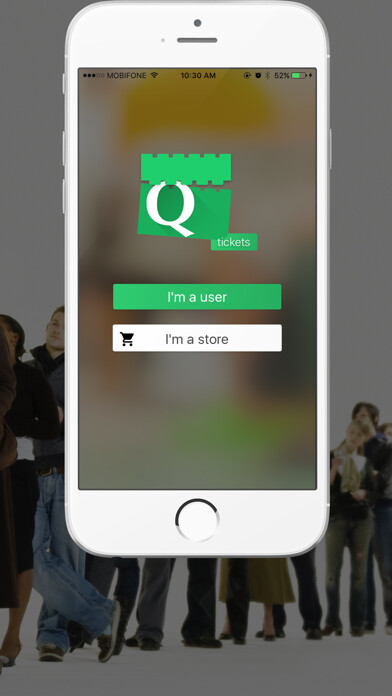Emulate iPhone app QTicket - Smart Booking Online using MyAndroid