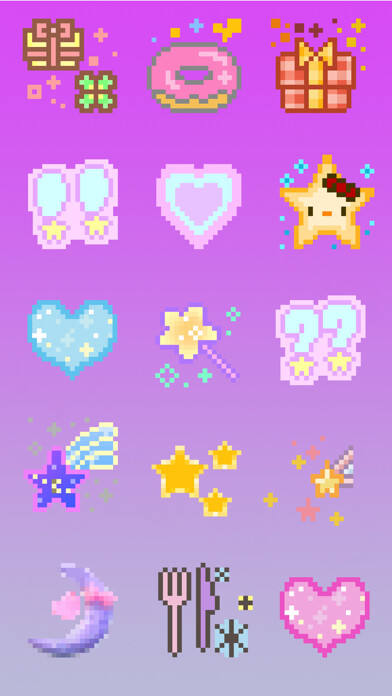 Emulate iPhone app qtpixls ~ animated kawaii using MyAndroid