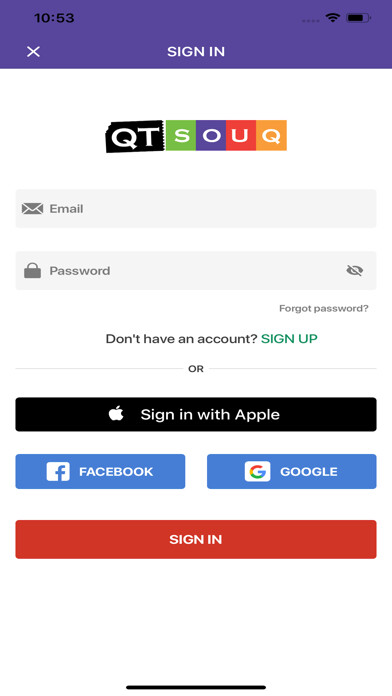 Emulate iPhone app QT Souq using MyAndroid Emulate iPhone app QT Souq using MyAndroid