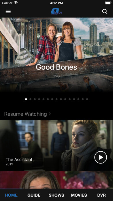 Emulate iPhone app Q tv From Quadro using MyAndroid