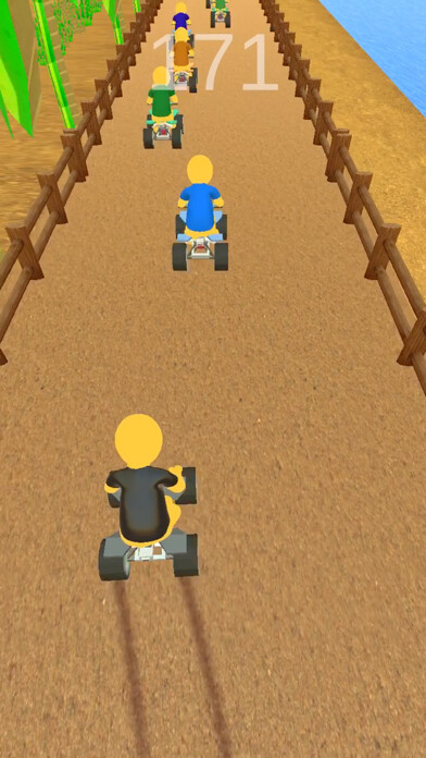 Emulate iPhone app QUAD BIKE RACE -New Games 2020 using MyAndroid