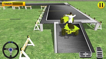 Emulate iPhone app Quad bike tricky parking & crazy driving simulator using MyAndroid
