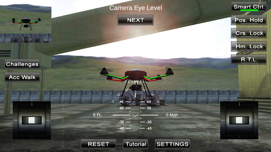 Emulate iPhone app QuadcopterFx Simulator using MyAndroid