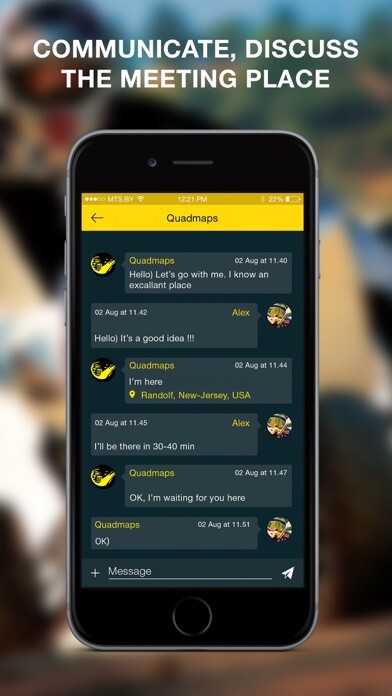 Emulate iPhone app QuadMaps using MyAndroid Emulate iPhone app QuadMaps using MyAndroid
