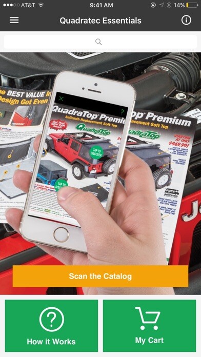 Emulate iPhone app Quadratec Catalog App using MyAndroid Emulate iPhone app Quadratec Catalog App using MyAndroid