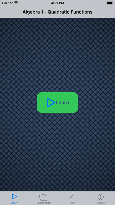 Emulate iPhone app Quadratic Equations - Algebra1 using MyAndroid Emulate iPhone app Quadratic Equations - Algebra1 using MyAndroid