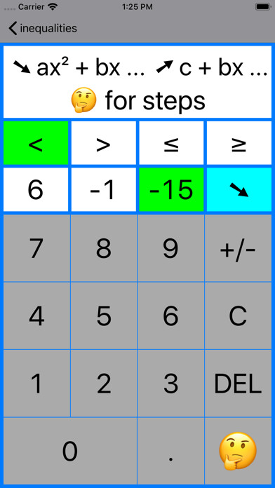 Emulate iPhone app Quadratic Inequalities using MyAndroid Emulate iPhone app Quadratic Inequalities using MyAndroid