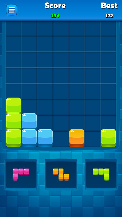 Emulate iPhone app Quadris 2 using MyAndroid