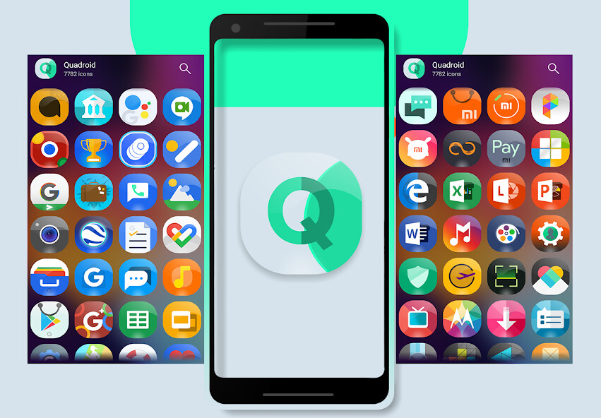 Run android online APK Quadroid - Icon Pack from MyAndroid or emulate Quadroid - Icon Pack using MyAndroid