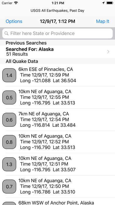 Emulate iPhone app QuakeCheck using MyAndroid Emulate iPhone app QuakeCheck using MyAndroid