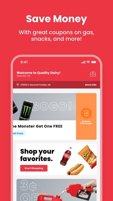 Emulate iPhone app Quality Dairy Stores using MyAndroid Emulate iPhone app Quality Dairy Stores using MyAndroid