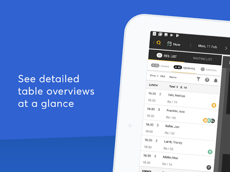 Run android online APK Quandoo: Restaurant Management from MyAndroid or emulate Quandoo: Restaurant Management using MyAndroid