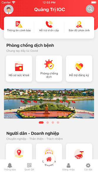 Run android online APK QUANGTRI IOC (PHẢN ÁNH HIỆN TRƯỜNG QUẢNG TRỊ) from MyAndroid or emulate QUANGTRI IOC (PHẢN ÁNH HIỆN TRƯỜNG QUẢNG TRỊ) using MyAndroid
