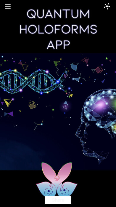 Emulate iPhone app Quantum Holoforms. using MyAndroid