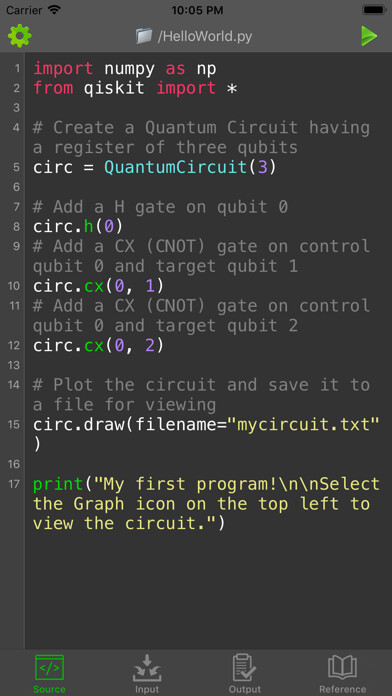 Emulate iPhone app Quantum Programming Compiler using MyAndroid Emulate iPhone app Quantum Programming Compiler using MyAndroid