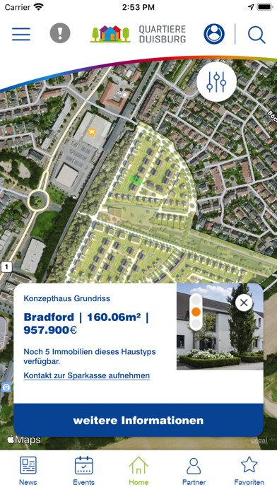 Emulate iPhone app Quartiere Duisburg using MyAndroid Emulate iPhone app Quartiere Duisburg using MyAndroid