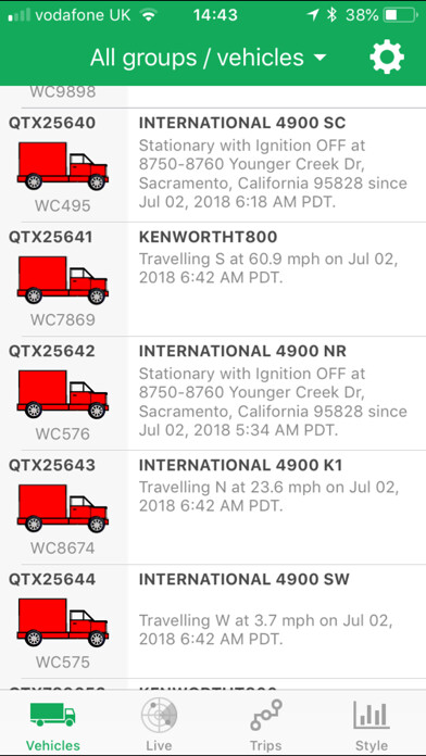Emulate iPhone app Quartix Vehicle Tracking using MyAndroid Emulate iPhone app Quartix Vehicle Tracking using MyAndroid