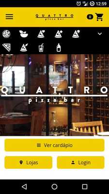 Emulate Android APK Quattro Pizza Delivery