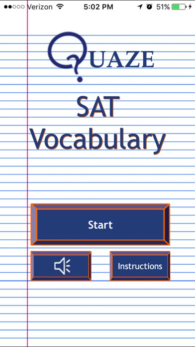 Emulate iPhone app Quaze SAT Vocabulary using MyAndroid Emulate iPhone app Quaze SAT Vocabulary using MyAndroid