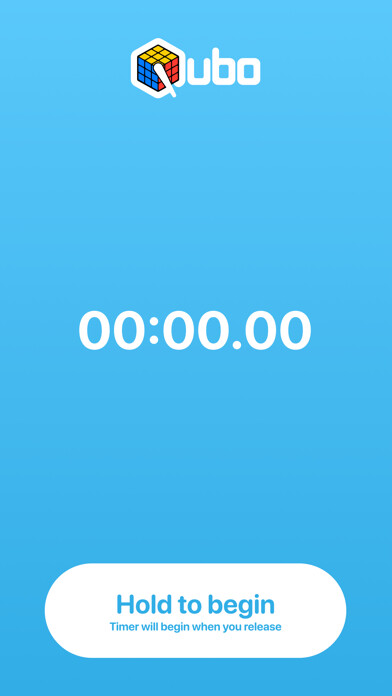 Emulate iPhone app Qubo - Puzzle Cube Timer using MyAndroid