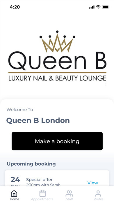 Emulate iPhone app Queen B London using MyAndroid Emulate iPhone app Queen B London using MyAndroid