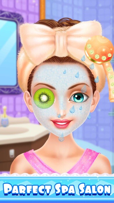 Emulate iPhone app Queen Salon - Dressup and Spa using MyAndroid