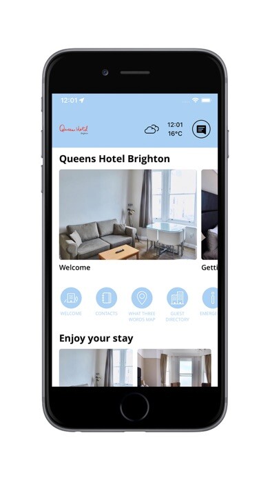 Emulate iPhone app Queens Hotel Brighton using MyAndroid Emulate iPhone app Queens Hotel Brighton using MyAndroid