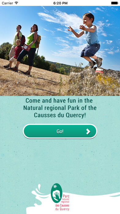Emulate iPhone app Quercy en famille in english using MyAndroid