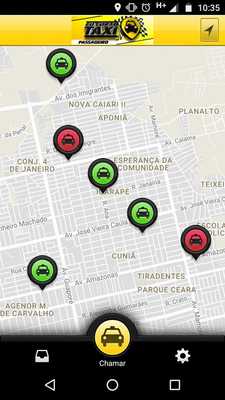 Emulate Android APK Quero Taxi