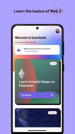 Run android online APK Questbook - Learn Web3.0 from devs, Earn NFTs from MyAndroid or emulate Questbook - Learn Web3.0 from devs, Earn NFTs using MyAndroid Run android online APK Questbook - Learn Web3.0 from devs, Earn NFTs from MyAndroid or emulate Questbook - Learn Web3.0 from devs, Earn NFTs using MyAndroid