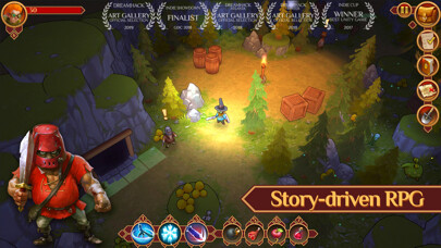 Emulate iPhone app Quest Hunter using MyAndroid