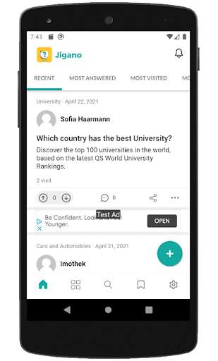 Run android online APK Question & Answer Platform from MyAndroid or emulate Question & Answer Platform using MyAndroid