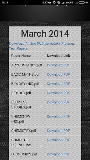 Run android online APK Question Papers for 2nd PUC Karnataka from MyAndroid or emulate Question Papers for 2nd PUC Karnataka using MyAndroid