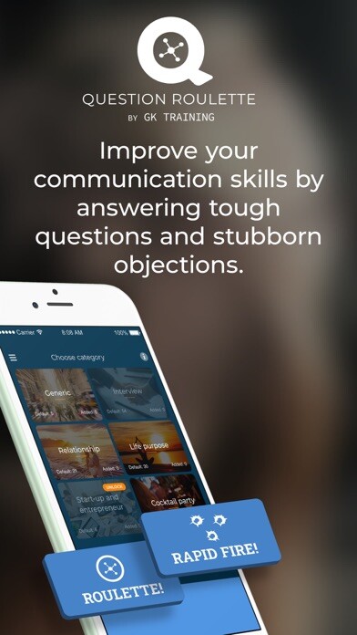 Emulate iPhone app Question Roulette App using MyAndroid