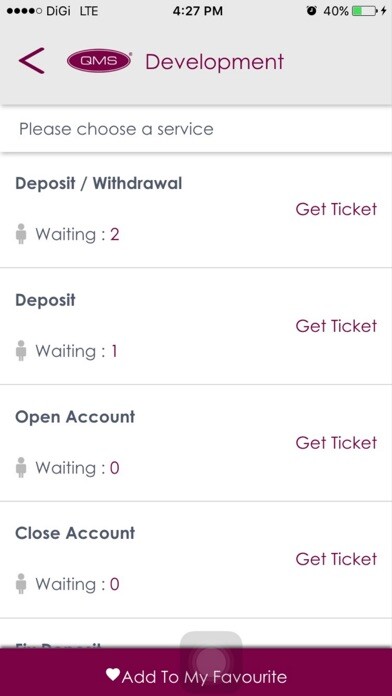 Emulate iPhone app Queue Management System (QMS) using MyAndroid Emulate iPhone app Queue Management System (QMS) using MyAndroid