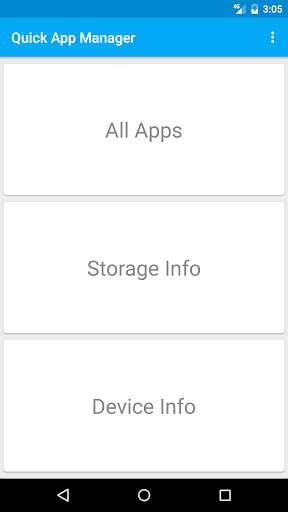 Run android online APK Quick App Manager from MyAndroid or emulate Quick App Manager using MyAndroid