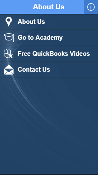 Emulate iPhone app QuickBooks Academy using MyAndroid