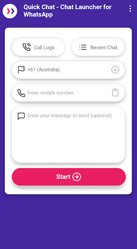 Run android online APK Quick Chat - Chat Launcher for WhatsApp from MyAndroid or emulate Quick Chat - Chat Launcher for WhatsApp using MyAndroid Run android online APK Quick Chat - Chat Launcher for WhatsApp from MyAndroid or emulate Quick Chat - Chat Launcher for WhatsApp using MyAndroid