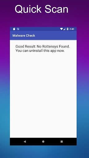 Run android online APK Quick Check for Known Malware from MyAndroid or emulate Quick Check for Known Malware using MyAndroid