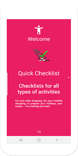 Run android online APK Quick Checklists from MyAndroid or emulate Quick Checklists using MyAndroid